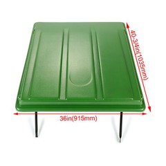 Green Top Tractor Canopy For 1 1/2″ x 3″, 2″ x 2″ or 2″ x 3″ ROPS