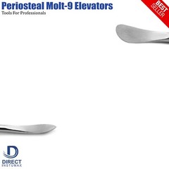 3 Pcs Periosteal Molt #9 Elevator Surgical Dental Instruments German Grade