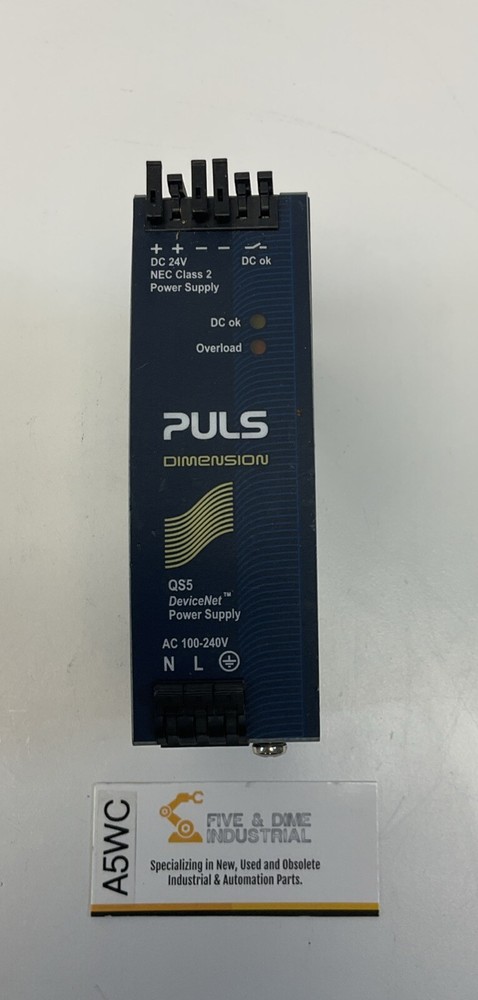 Puls QS5.DDNET Class 2 DeviceNet Power Supply 100-240 24V 3.8A