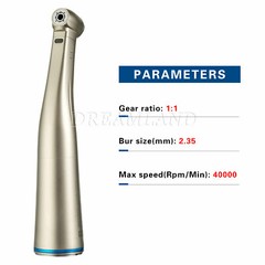 2 Ti-MAX X25L Dental 1:1 Fiber Optic Contra Angle Slow Speed Handpiece fits NSK
