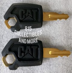 (2) CATERPILLAR CAT MACHINE IGNITION KEYS 5P-8500, 5P8500
