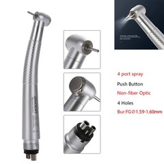 SANDENT Dental High Speed Handpiece 4 Hole NSK Pana MAX Quattro Water Spray Push