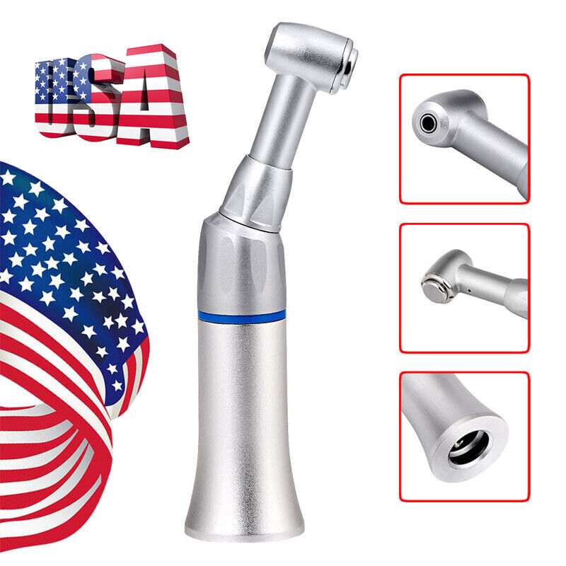 Slow Low Speed Handpiece E-type Push Button Latch Contra Angle USA Dental