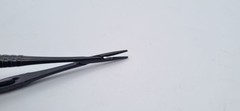 Touch Grip Style Micro Needle Holder 17.5cm Black Coated Surgical Dental