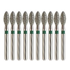 Dental Diamond Bur FG Pointed Football 368/023C Coarse Grit Egg Shape High Speed