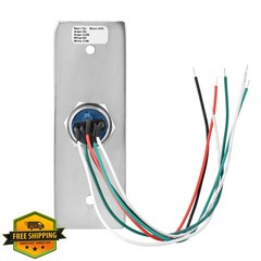 Push to Exit Button Stainless Steel Waterproof IP67 NO/NC Light