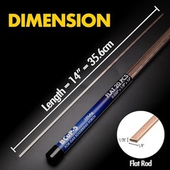 20 Sticks Brazing Rods Bcup-5 15% Silver Solder Phos Copper Brazing Alloys Flat