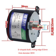 US stock Synchronous Motor 50KTYZ AC110V 120V 50/60Hz 50r/m CW/CCW 6W 1.4kgf.cm