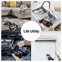 NEW Endoscope 4.3″ Monitor Dual Lens 1080P IP67 8mm Waterproof for Tubes & Car