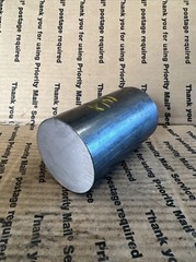 2 1/2″ Dia Steel Round Bar Stock Blacksmith Lathe Machining 4″ Long CR 1018