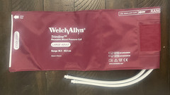 Welch Allyn Trimline Blood Pressure Cuff Size 12 Large Adult Reusable 3602CK NEW