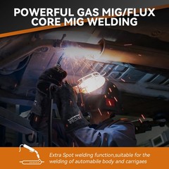 2026 ARCCAPTAIN 200A MIG Welder 110V/220V Gas/Gasless Flux Core Stick Lift Tig