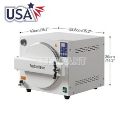 ETERFANT 18L ClassN Dental Medical Autoclave High Temperature Steam Sterilizer