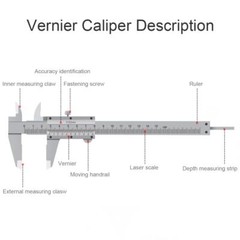 0-150mm 0.02mm Stainless Steel Vernier Caliper Measuring Tool with Storage Box