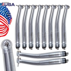 10 Pcs BURR NSK PANA MAX Style Dental High Speed Turbine Handpiece 4Hole U3BM