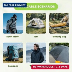 7x9in Nylon Repair Patch，Tent Repair Kit，Self Adhesive Waterproof Fabric Rep
