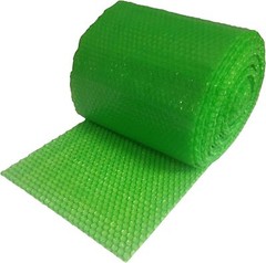 Recycled Small Bubble Cushioning Wrap Padding Roll 50′ x 12” Wide 50FT Green
