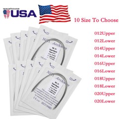 Dental Super Elastic Niti Round Arch Wires Arch Wire for Bracket Braces USA OR