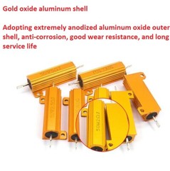 5W 10W -500W Watt High Power Aluminum shell Wirewound Metal Resistor 0.1Ω – 10KΩ