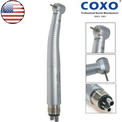 US COXO Dental Shadowless LED High Speed Handpiece 4 Hole Turbine Self Power NSK