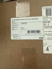 NEW 50 Original Pack B Braun I.V. ADMINISTRATION SET 60 DROPS/ ML REF 354206