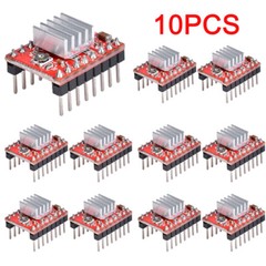 10Pcs A4988 Stepper Motor Driver Module for 3D Printer RepRap StepStick Arduino