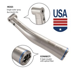 SANDENT Dental 1:1 20:1 LED Fiber Optic Contra Angle Handpiece