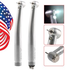 US Dental Fiber Optic LED E-generator high speed handpiece 4HOLES/2HOLES