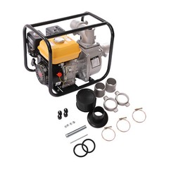 7.5 HP 3 Inch Gas Power Semi-Trash Water Pump High Pressure Garden Irrigation