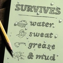 Rite in the Rain Side Spiral No 973 Waterproof Writing Pad 7 x 4.875 x 0.375