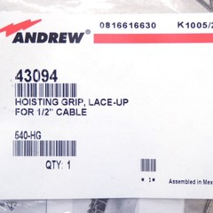 Andrew 43094 Lace-up Hoisting Grip for 1/2″ Coaxial Cable