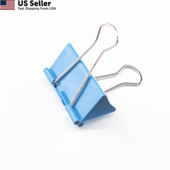 Ykimok Large Binder Clips, 1.6 inch, 24 Pack, Colored