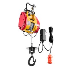 Uimoso 2-in-1 Portable Electric Hoist Winch 1100LB Wired/Wireless Remote Control