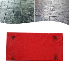 Rectangular Polyurethane Stone Tile Texture Concrete Texture Mat Roads Stamp Mat