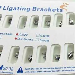 Dental Self-ligating Orthodontic Brackets Metal Braces Roth 022 345 hooks