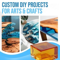 EPOXY RESIN CRYSTAL CLEAR 16 Oz Kit. FOR SUPER GLOSS COATING & TABLETOPS