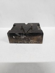 Antique Wood Letterpress Letter M Type Print Block – 2.5′ x 2″