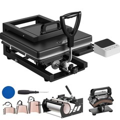 Uimoso 15 x 15 inch 8-in-1 Heat Transfer Machine for T-Shirts and More