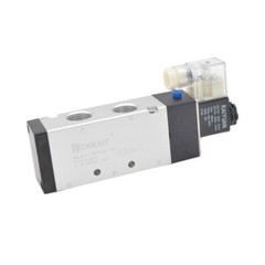 4V410-15 110V AC Pneumatic Air Solenoid Vlave 5 Ports 2 Position 1/2″ Thread