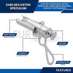 2 Chelsea Eaton Anal Rectal Speculum Set Small & Large OB/GYN Urology German GR