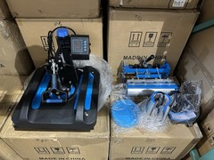 15×15” 8 In 1 Heat Press Machine With 30oz Tumbler Press Lightly Used