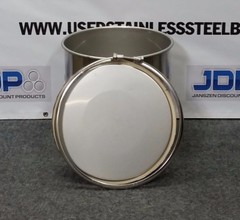 10 Gallon Stainless Steel Open Top Drum