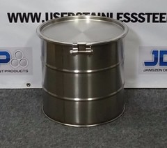 10 Gallon Stainless Steel Open Top Drum