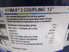 Hymax 2 860-54-0315-16 12″ EPDM Coupling 12.40-13.66 O.D. (MISSING CLAMP)