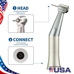 Dental Low Slow Speed Handpiece Contra Angle Straight Air Motor E-type 2/4 Holes