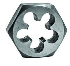 Century Drill 98212 High Carbon Steel Fractional Hexagon Die, 9/16-18 NF