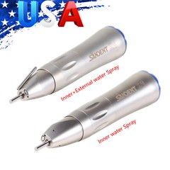 Dental 1:1 Fiber Optic Straight Nosecone Low Speed Handpiece Inner Water Spay DL