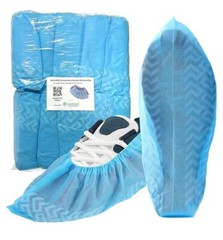 100% Latex Free Anti-Slip Disposable Non-Woven PP Shoes Cover Non-Slip 10 pack