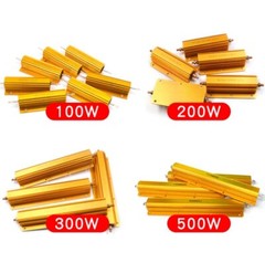 5W 10W -500W Watt High Power Aluminum shell Wirewound Metal Resistor 0.1Ω – 10KΩ