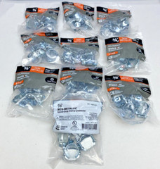 Lot Of 10 Bags, 3/8″ Speed-Snap Non-Metallic Snap-In Clamp Connector (5-Pack)